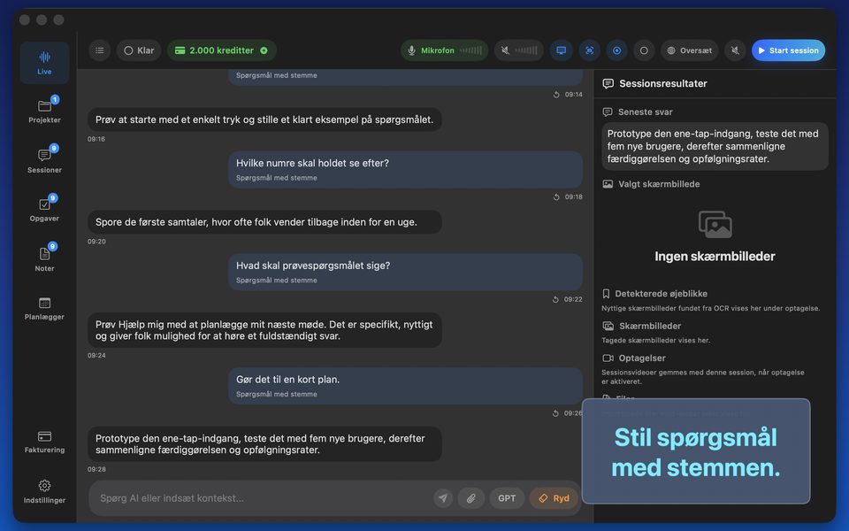 Lokale modeller på Mac