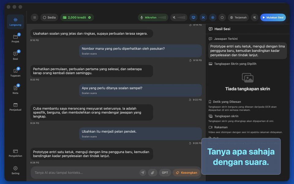 Model tempatan di Mac